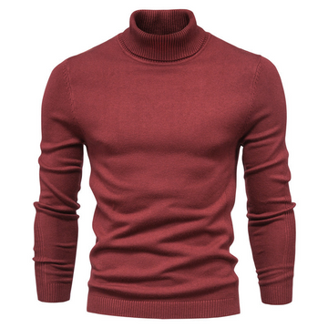 Eaton - Pull à col roulé slim-fit pour hommes