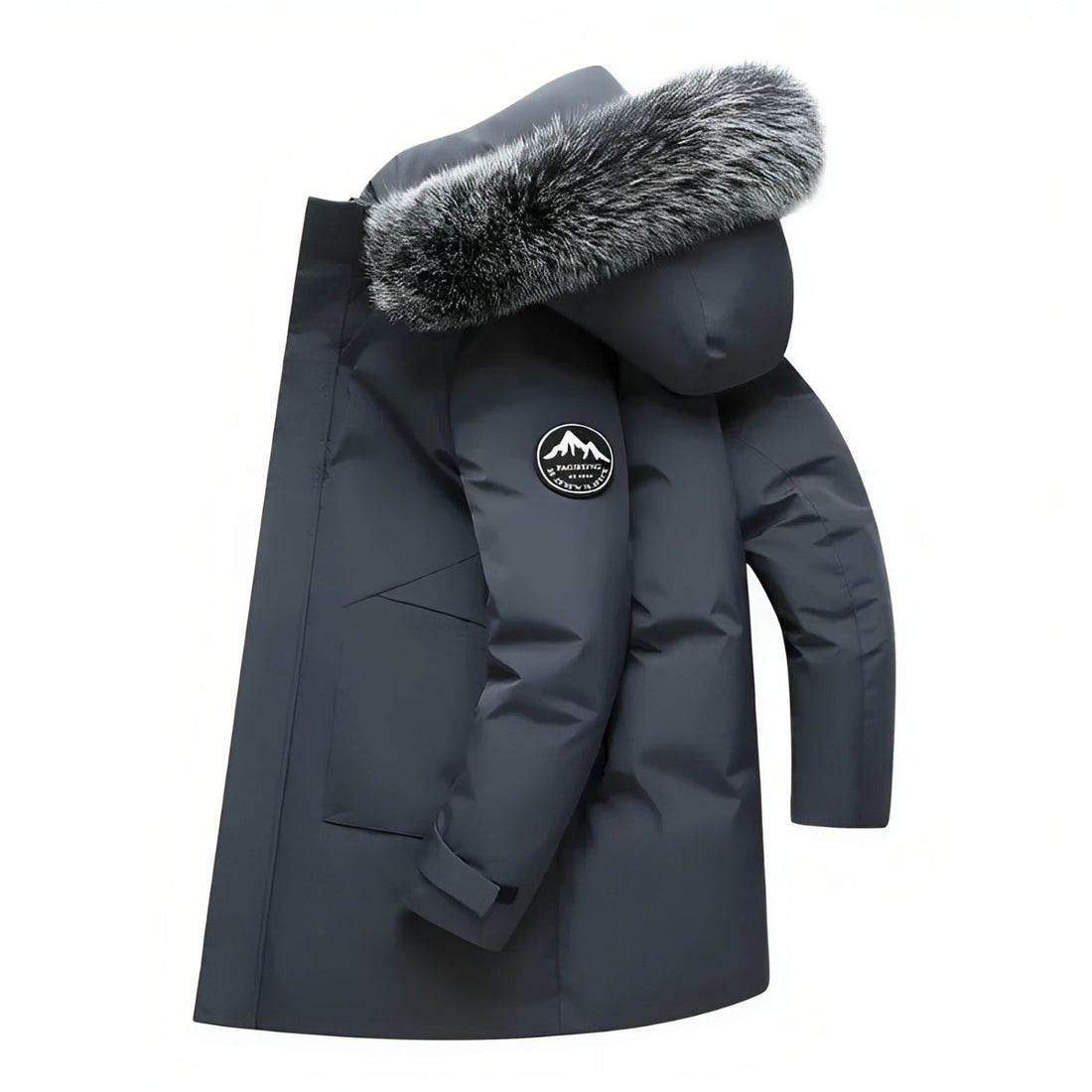 Aik - manteau d'hiver pour femmes avec capuche en fourrure