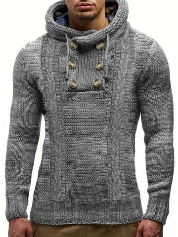 Pull en tricot Dylan capuche homme