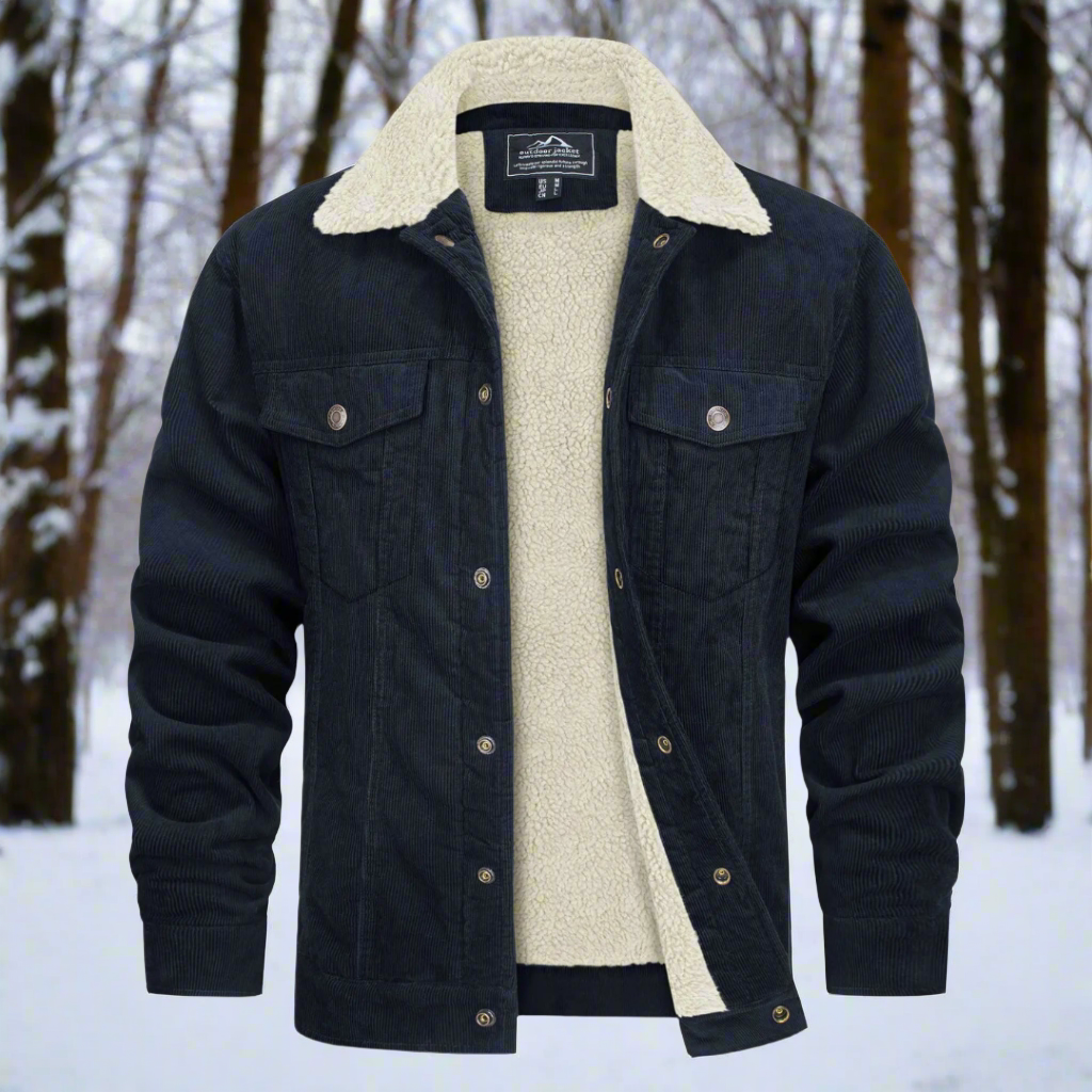 Veste d'hiver Douglas en jean pour hommes