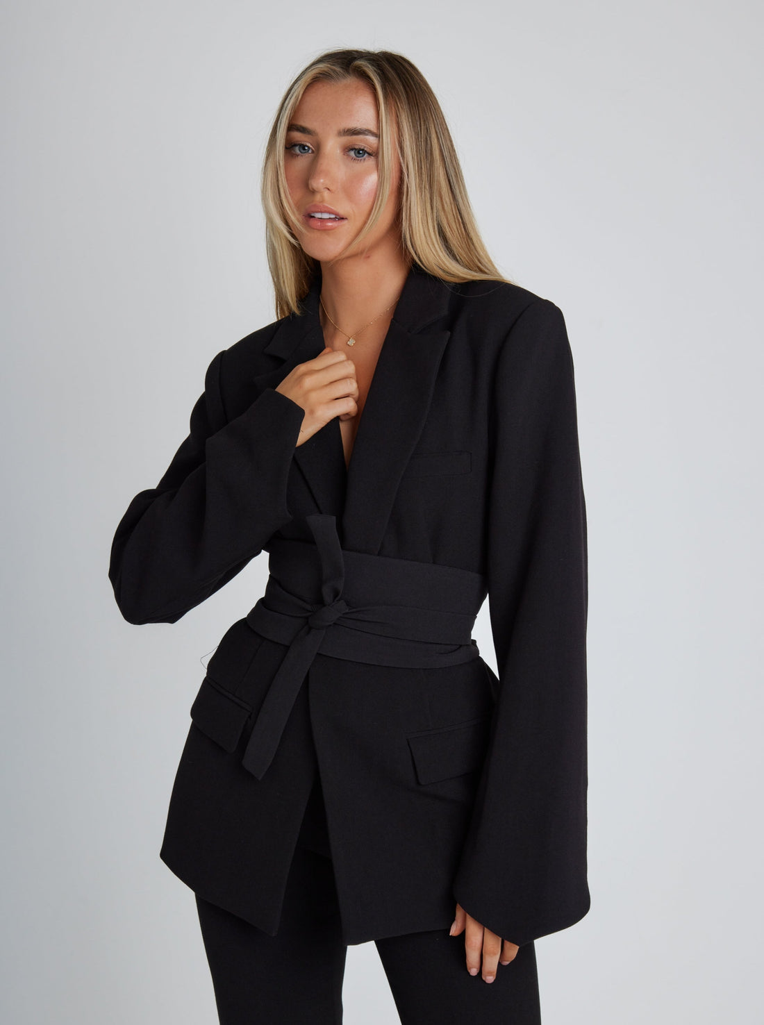 Madeline - Blazer décontracté à ceinture